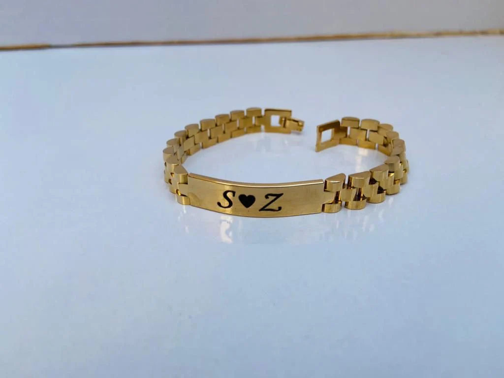 Engraving Name Braclet